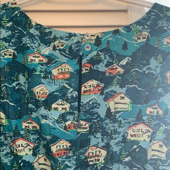 Emily and fin winter cabin dress in 1x! - Picture 3 of 3